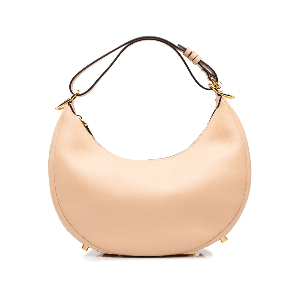 Pre-Loved Fendi Small Leather Fendigraphy Hobo